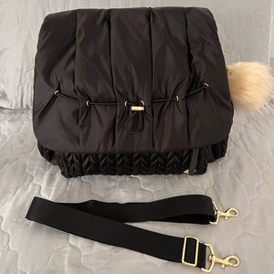 Happ Levy Backpack Black Baby bag Like New